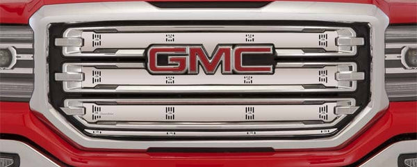 Cloud-Rider Stainless Winter Grille Overlay - 16-18 Sierra 1500 SLT & All Terrain
