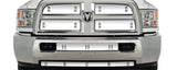 CLOUD-RIDER STAINLESS WINTER GRILLE & BUMPER OVERLAY ; 13-18 RAM 2500/3500 WITH BLACK HONEYCOMB GRILLE