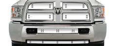 Cloud-Rider Stainless Winter Grille & Bumper Overlay - 13-18 Ram 2500/3500 with Black Honeycomb Grille