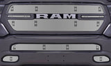 CLOUD-RIDER STAINLESS WINTER GRILLE & BUMPER OVERLAY ; 19-24 RAM 1500 BIG HORN & SPORT WITHOUT CAMERA OR PARK SENSORS
