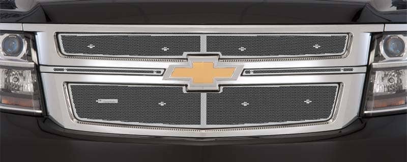 Cloud-Rider Grille Overlay - 15-20 Tahoe/Suburban with Black Honeycomb Grille