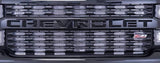 STAINLESS GRILLE OVERLAY (UPPER ONLY) 19-21 CHEV 1500 WT/CUSTOM/CUSTOM TRAIL BOSS