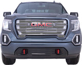 CLOUD RIDER STAINLESS GRILLE OVERLAY (UPPER ONLY) ; 19-21 SIERRA 1500 SLT/AT4 WITHOUT FRONT CAMERA