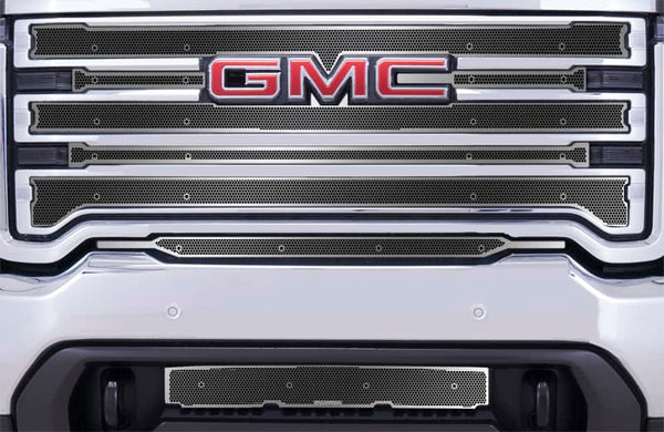 Cloud-Rider Cloud Rider Stainless Grille & Bumper Overlay - 20-23 Sierra HD Without Front Camera (CLO-29-2091)