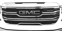 Cloud-Rider Stainless Grille Overlay (UPPER ONLY) - 22-24 Sierra 1500 SLT/AT4/ 22-23 Sierra 1500 AT4X with Front Camera