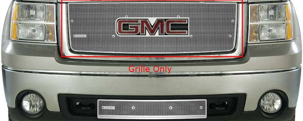 Cloud-Rider Grille Overlay - 07-13 Sierra 1500 Without Factory Bug Deflector