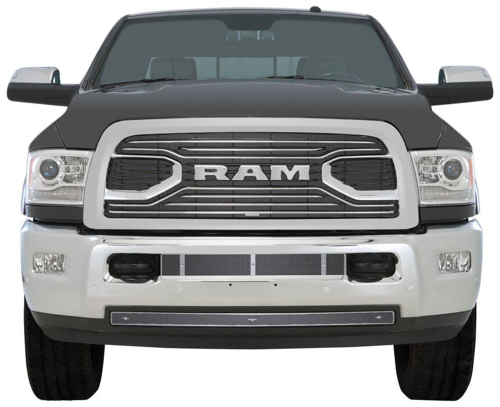 Cloud-Rider Grille & Bumper Overlay - 16-18 Ram 2500/3500 with Billet Port with Ram Badge