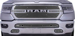 Cloud Rider Stainless Grille & Bumper Overlay - 19-24 Ram 1500 Laramie Without Front Camera and with Park (CLO-29-3603)