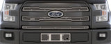 CLOUD-RIDER GRILLE & BUMPER OVERLAY ; 15-17 F150   LARIAT & KING RANCH WITH 3 BAR GRILLE ; WITHOUT LICENCE PLATE WITH BL