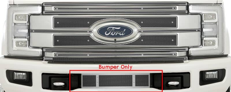 Cloud-Rider Bumper Overlay 17-19 Super Duty Dually Platinum Without Adaptive Cruise Control