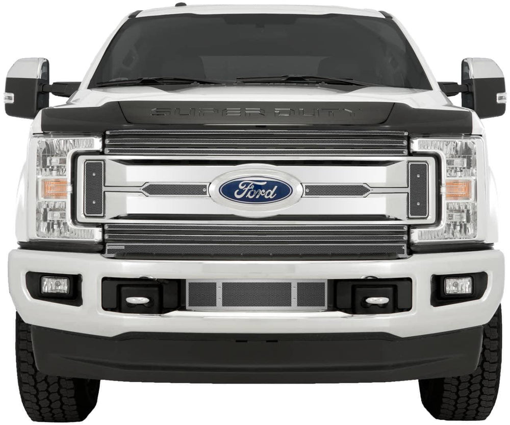 Cloud-Rider Grille & Bumper Overlay - 17-19 Super Duty XL & XLT Dually Without Adaptive Cruise Control