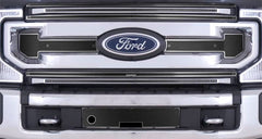 Cloud-Rider Stainless Grille & Bumper Overlay - 20-22 Super Duty XLT W/Block Heater W/License Plate