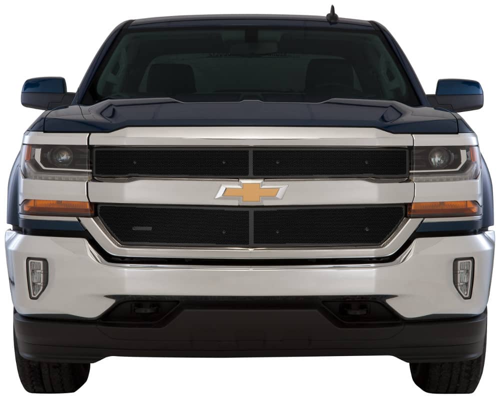 Cloud-Rider Black Grille Overlay - 16-18 Silverado 1500 WT/LS/LT