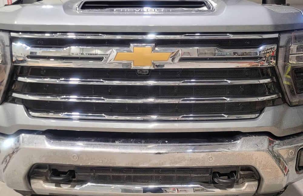 Cloud Rider Black Grille & Bumper Overlay - 24-25 Silverado HD LTZ Without Camera