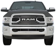 Cloud-Rider Black Grille & Bumper Overlay - 16-18 Ram 2500/3500 Billet Port Grille with Ram Badge