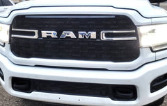 Cloud Rider Black Grille & Bumper Overlay - 19-23 Ram 2500/3500 Big Horn with Sensor & with Block Heater