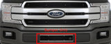 CLOUD-RIDER BLACK BUMPER OVERLAY ; 18-19 F150 KING RANCH & PLATINUM WITHOUT LICENCE PLATE ; WITH BLOCK HEATER HOLE