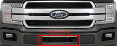 Cloud-Rider Black Bumper Overlay - 18-19 F150 King Ranch & Platinum Without Licence Plate - with Block Heater Hole