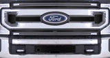 CLOUD-RIDER BLACK GRILLE & BUMPER OVERLAY ; 20-22 SUPER DUTY XLT W/BLOCK HEATER W/LICENSE PLATE