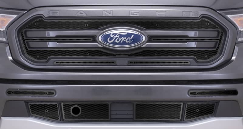 Cloud Rider Black Grille & Bumper Overlay - 19-23 Ranger Lariat W/Block Heater W/Acc