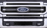 CLOUD-RIDER BLACK GRILLE & BUMPER OVERLAY ; 20-22 SUPER DUTY LARIAT WITHOUT ADAPTIVE CRUISE CONTROL  W/BLOCK HEATER W/LI
