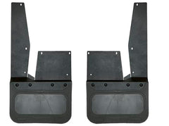 Cloud-Rider Black Custom Fit Front Kickback Mud Flaps - 20-21 GMC HD