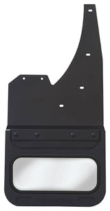 CLOUD-RIDER CUSTOM FIT KICKBACK REAR MUD FLAPS WITH STAINLESS INSERT ; 07-13 SILVERADO/SIERRA 1500 WITH 17" FACTORY WHEE