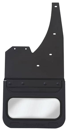 Cloud-Rider Custom Fit Kickback Front Mud Flaps with Stainless Insert - 09-18 Dodge Ram 1500 Crew Cab