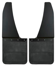 Cloud-Rider Black Universal 14" Wide Kickback Front Mud Flaps