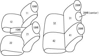 Clazzio Black Leather Front & Rear Seat Covers 20-23 Tacoma Double Cab with Power Driver Seat