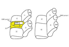 Clazzio Black Leather Front Bucket or 40/20/40 and 60/40 Rear Seat Covers | 14-21 Tundra Double Cab