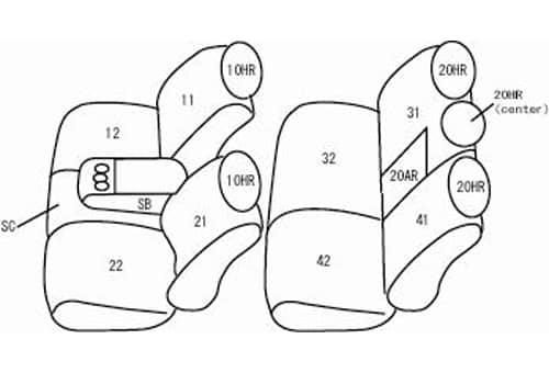 Clazzio Black Leather Front & Rear Seat Covers - 13-18 Ram Crew 1500/ 13-19 2500/3500 with Front Captain or 40/20/40 W/ Cupholder Rear 60/40 Split W/Center Armrest