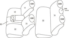 Clazzio Grey Leather Front & Rear Seat Covers 19-26 Ram Crew 2500/3500 with Front Buckets or 40/20/40 and Rear Bench Seat