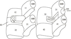 Clazzio Grey Leather Front & Rear Seat Covers 19-26 Ram Crew 2500/3500 with Front Buckets or 40/20/40 Seat and 60/40 Rear Split Seat