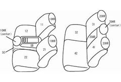 Clazzio Grey Leather Front & Rear Seat Covers 12-16 Super Duty Crew Cab Front Under Seat Storage Rear 40/60 W/Center Armrest