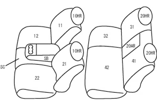 Clazzio Grey Leather Front & Rear Seat Covers - 14-18 Silverado/Sierra 1500/ 15-19 HD Crew Cab with Front Buckets or 40/20/40 Seat & 60/40 Rear Seat