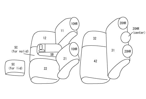 Clazzio Black Leather Front & Rear Seat Covers - 19-26 Silverado/Sierra 1500/ 20-26 HD Crew Cab with Front Buckets or 40/20/40 Seat and 60/40 Rear Seat Without Armrest