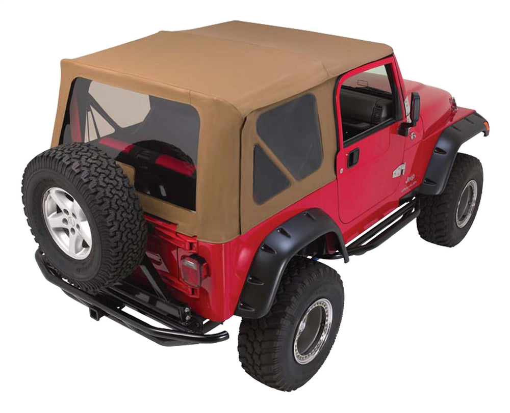 RT Offroad Complete Spice Soft Top for TJ Wrangler w/o Unlimited Pkg w/ Full Steel Doors