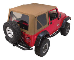 RT Offroad Complete Spice Soft Top for TJ Wrangler w/o Unlimited Pkg w/ Full Steel Doors