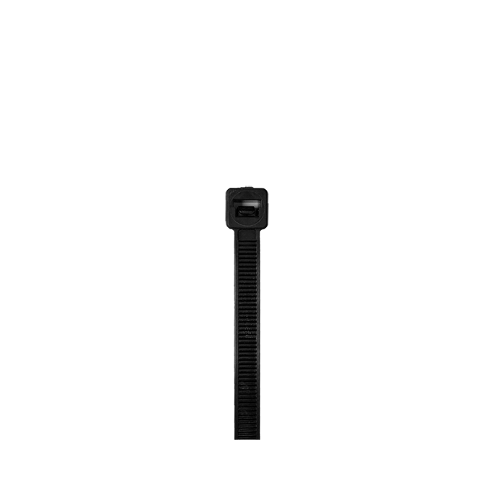 Uni-Bond Lighting (100/Pack) 8" Black Cable Ties 50 Lbs