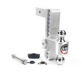 Weigh Safe 180 Hitch Chrome Plated 10In Drop Hitch With 2.5In Shank (10K/18.5K Grwr) With Ws05 Keyed Alike