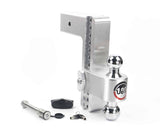 Weigh Safe 180 Hitch Chrome Plated 10In Drop Hitch With 3In Shank (10K/21K Grwr) With Ws05Keyed Alike
