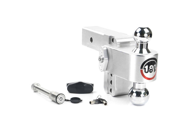 Weigh Safe 4" Drop Hitch (10K/18.5K Grwr) (CTB4-2.5-KA)