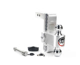 Weigh Safe 180 Hitch Chrome Plated 8In Drop Hitch With 2In Shank (10K/12.5K Grwr) With Ws05Keyed Alike