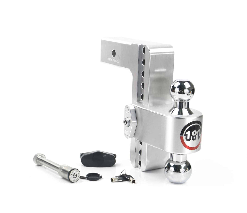Weigh Safe 8" Drop Hitch, 2.5" Shank (10K/18.5K Grwr) (CTB8-2.5-KA)