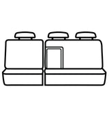 CARHARTT GREY 60/40 REAR SEAT COVER | 22-26 TUNDRA DOUBLE CAB/CREWMAX WITH ARMREST
