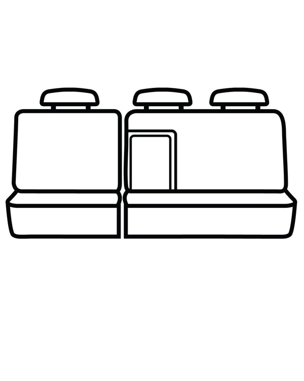 Covercraft Housses de sièges de deuxième rangée sur mesure Carhartt SeatSaver 22-23 Toyota Tundra - gravier