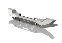 JKS Manufacturing Pyro Full-width Front Bumper - Steel | Jeep Wrangler JL & Gladiator JT