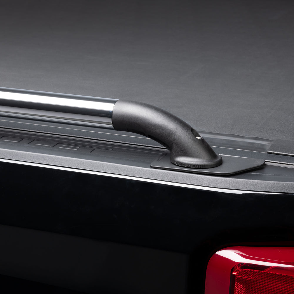 Putco 2015+ F150 6.5 ft Bed Nylon Ssr Rails Stainless Steel with Black Ends