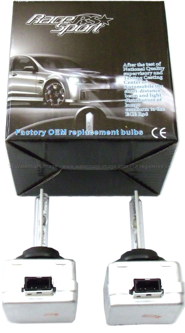 Race Sport Ampoules HID de remplacement d'usine OEM D1 6K